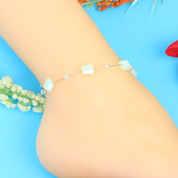 Elegant Handmade Anklet – Perfect for Women & Girls | Ideal Gift Option, DYC1403 - Picture 3 of 11